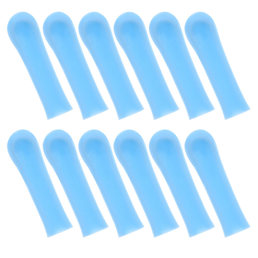 Aboofan 12Pcs Soft Silicone Ear Wax Removal Covers Reusable Easy To Clean