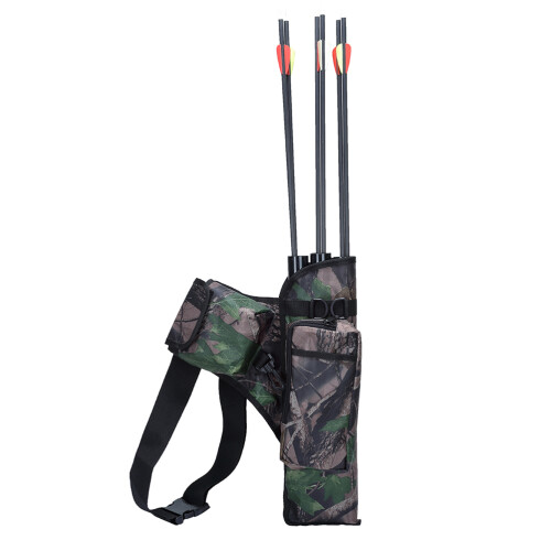 pijlenkoker cilinder 3 capaciteit heuptas camo