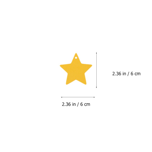 200 pz etichette carta stella con in 1