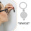 2 pezzi copertura spioncino per porta appartamento 8