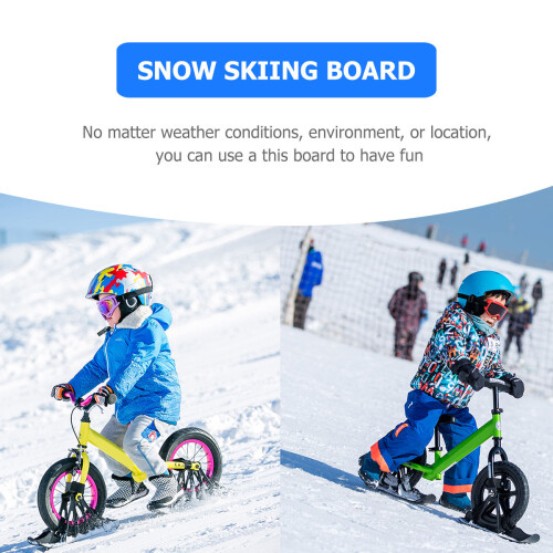 set sci per snowboard e bici d'equilibrio 2