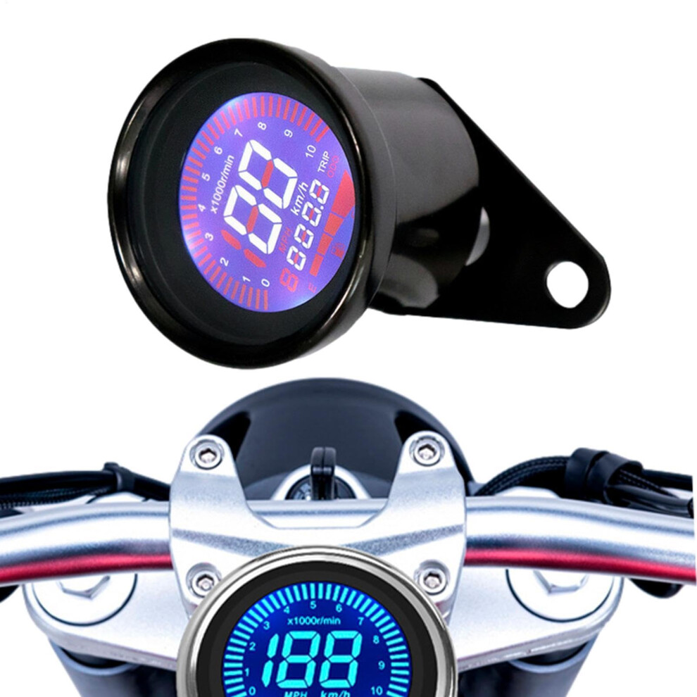Motorcycle Digital Speedometer Odometer Tachometer Hd Display 12V Universal Mount For Motorcycle Accessories 9354506024680