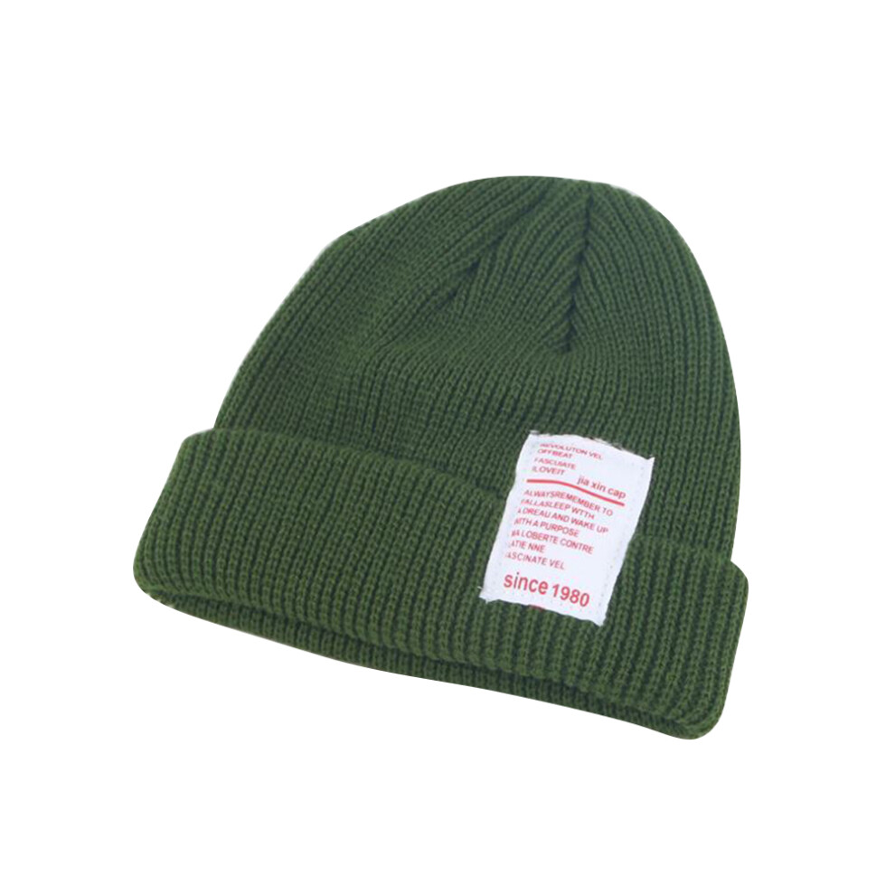 Gebreid Kindermutsje Baby's En Peuters, / , Olijfgroen-image