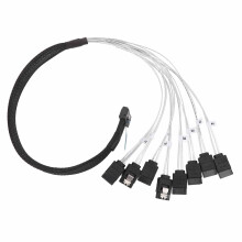 MCIO 8i auf 8xSATA3.0-Kabel, 19,7 Zoll,
