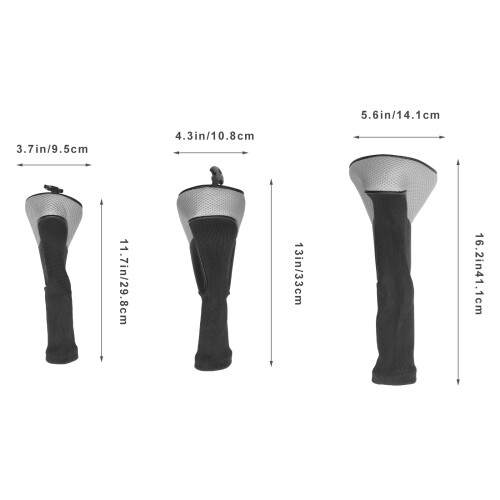 3-teiliges set mesh-putterkopfabdeckungen für golfschläger 1
