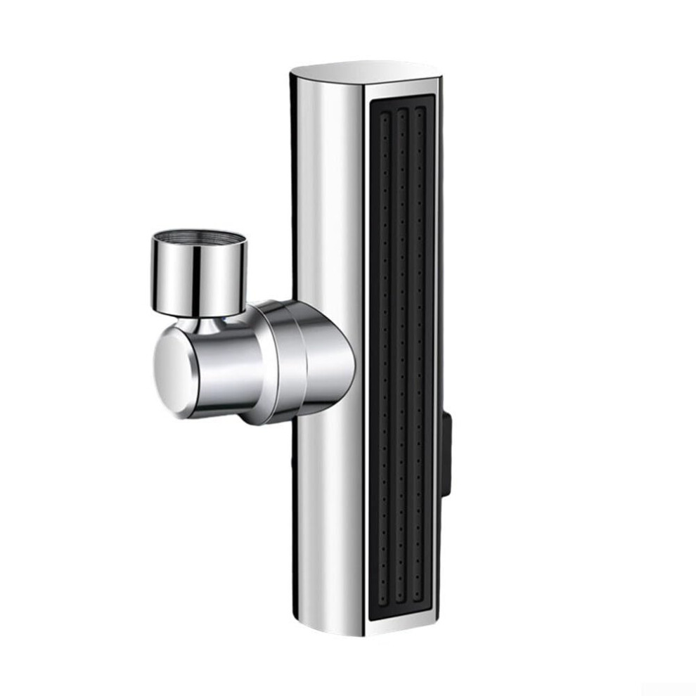 Robust Abs Material Pull Out Faucet Attachment Offering Functions Without Compromise (Silver) Kitchen Sink Silver Finish 9084446169836