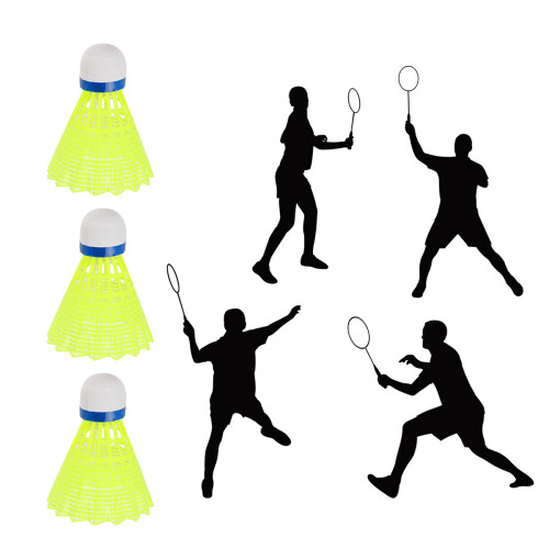 8 de bádminton de nailon con LED, para 2