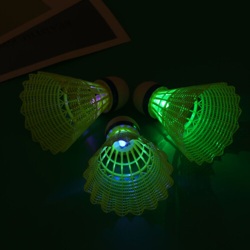 8 de bádminton de nailon con LED, para 1