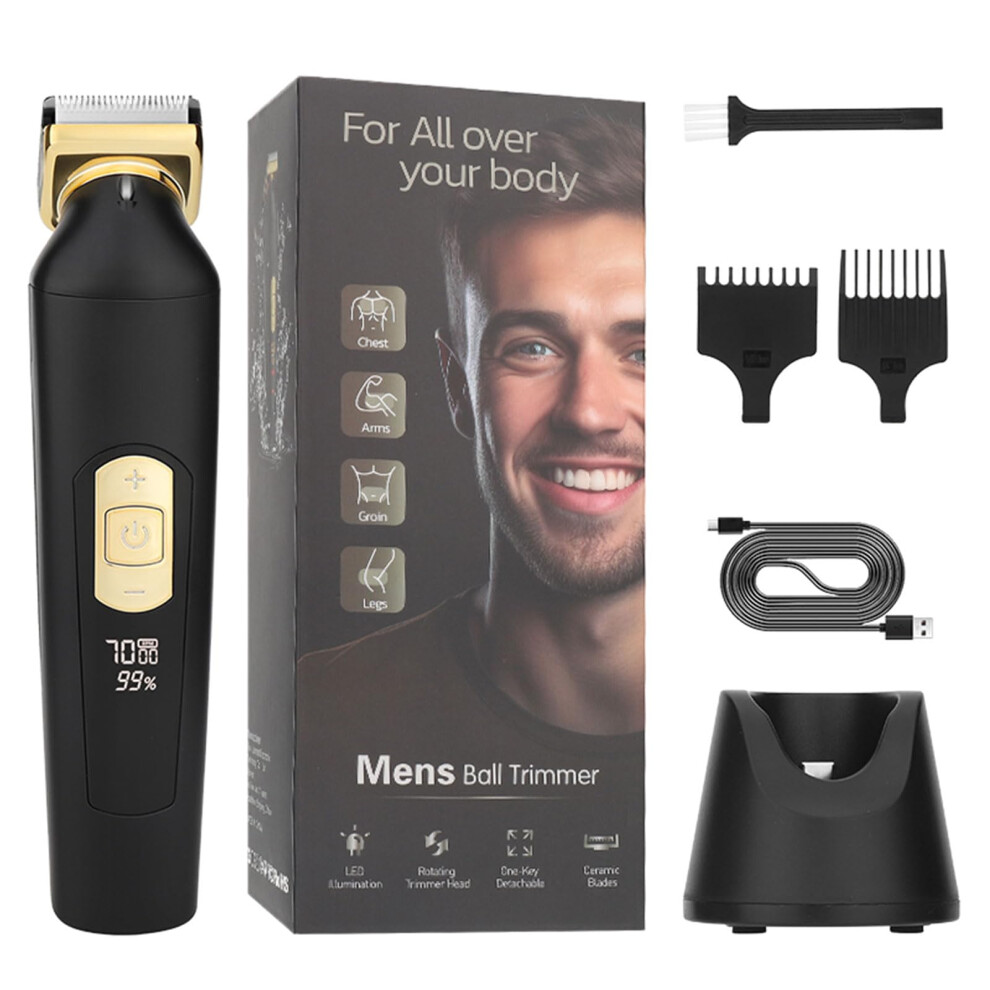 Groin Hair Trimmer Electric For Men Trimmer Pubic Body Grooming Tool Groin Groomer