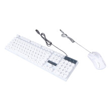 1 set ergonomic waterproof gaming keyboard and mouse
