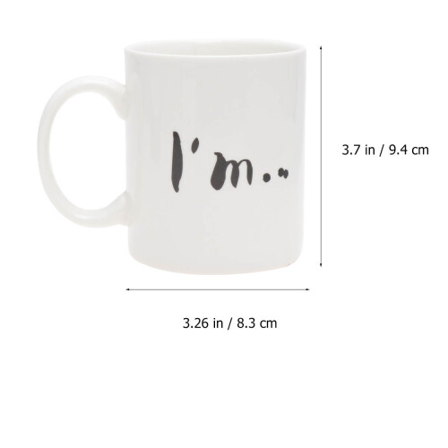 funny dog nose 3d ceramic tea coffee mug white 1