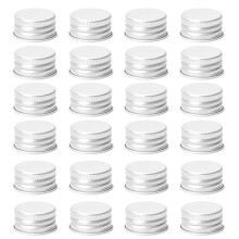 100 Melkflesdoppen 18 Mm Lekdichte Aluminium Schroefdoppen