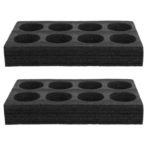 foam cup holder 8 holes for hot cold drinks 2 pcs