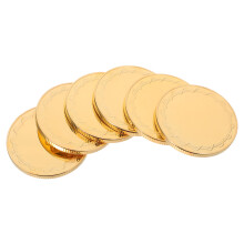 6pcs blank challenge coins for uv printing and engraving metal blanks