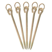 5pcs heavy duty dog tie out stake for large pets outdoor use