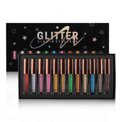 Monochromatic Pearl Glitter Eyeshadow Portable Eyeshadow Powder 24ml 1