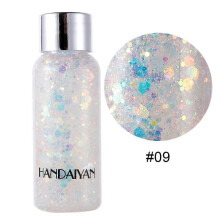 Body Glitter Gel for Women And Girls, Glitter Eyeshadow, Easy To Apply, Remove Mermaid Sequins, for Body Facial Hair Nails, Festive Glitter Halloween