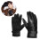 Leren handschoenen warm antislip touchscreen zwart 4