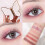 Eyeshadow 6 Colors Pearly Sequins Glitter Earth Color Makeup 2