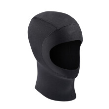 Snorkelhoofddeksel met gezichtsmasker tegen zon, XL zwart