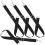 4 ajustables de nailon para cubos, resistencia 11