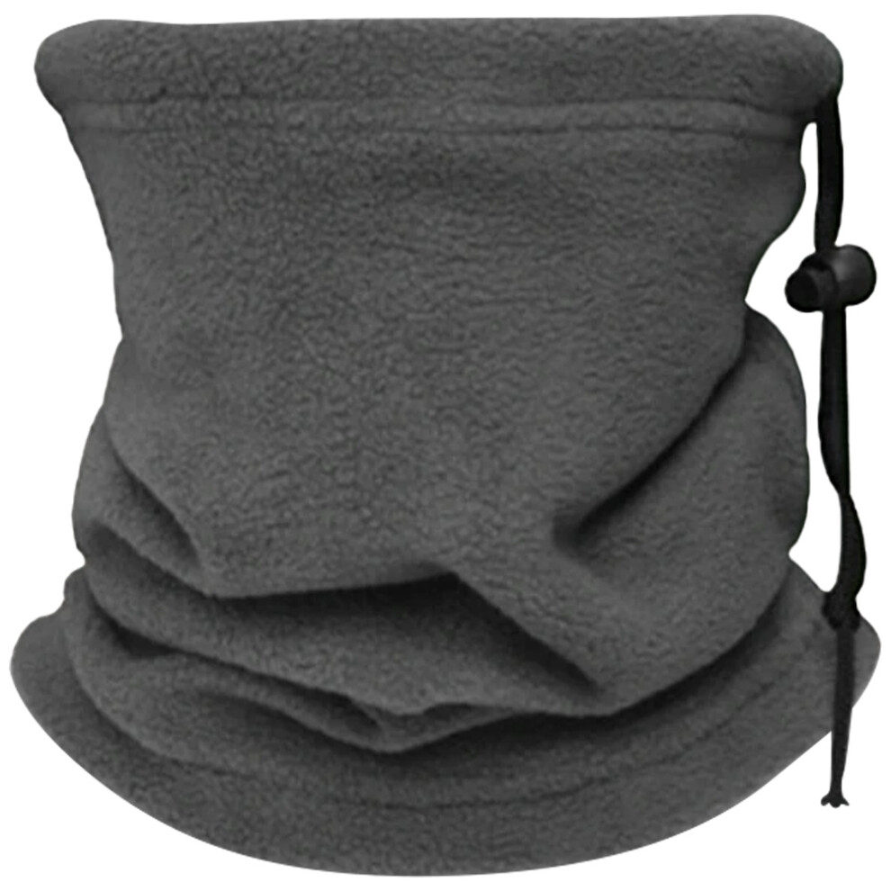 winter neck sleeve multi-function protector drawstring gaiter