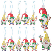1 doos dwarf hangende uitgesneden figuurtjes gnomes