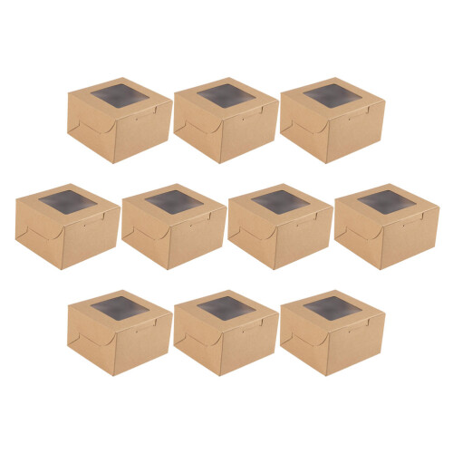 papel kraft com janela para 10 unidades
