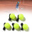 Tennis Balls 5 Pcs Beginner Training Balls With Elastic String Practice Tool And Tennis Trainer Replacement Tool 4