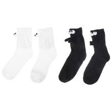2 paar unisex katoenen sportsocken, middelste