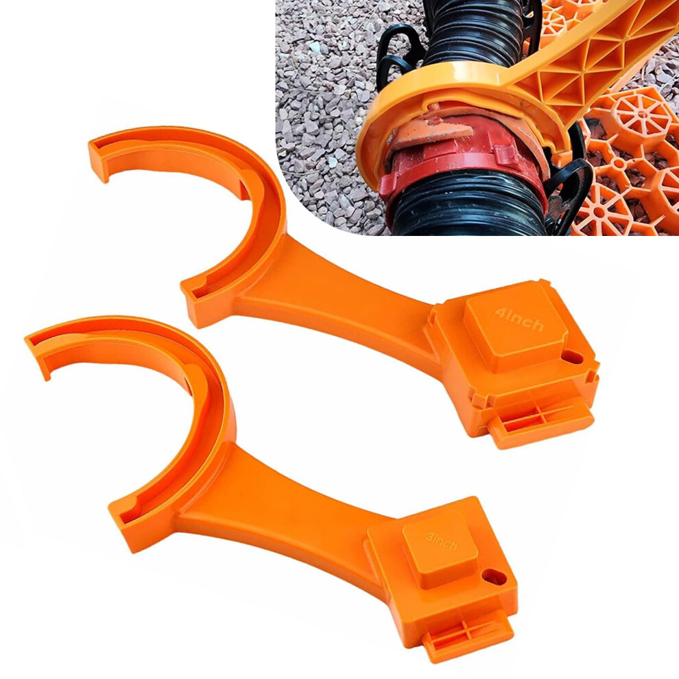 Automotive Hose Wrench 11-Inch 2-Pack Single-Head Multi-Purpose Rv Sewer Hose Connection Universal For Most Cars Yellow 9354506026257