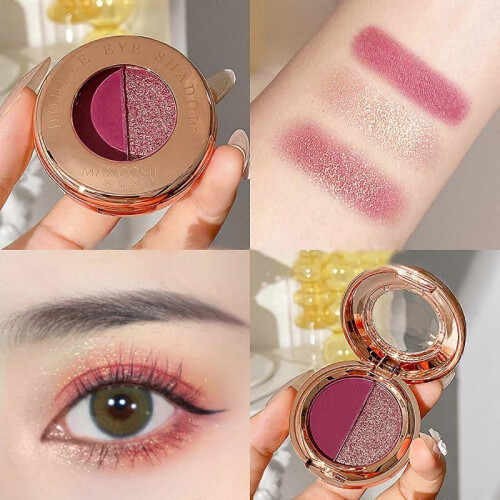 2 Color Eye Shadow, Two-color Eye Shadow Flash Eye Shadow