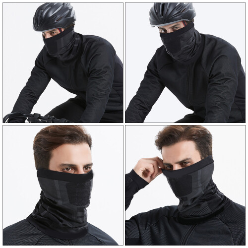 maschera autoreiscaldante per esterni, scaldacollo e sciarpa per 2