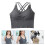 3 pezzi canotte con cinghie incrociate, top yoga 3