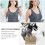 3 pezzi canotte con cinghie incrociate, top yoga 8