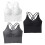 3 pezzi canotte con cinghie incrociate, top yoga 4