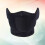 maschera invernale unisex nera con protezione orecchie e bocca 8