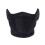 maschera invernale unisex nera con protezione orecchie e bocca 4
