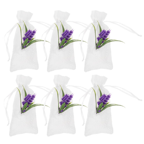 6 pezzi sacchetto secchi lavanda riutilizzabile