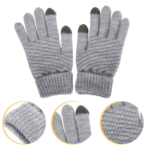 par de luvas de inverno com sensível a para 2