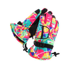 Waterdichte ski-handschoen vrouwen (roze)