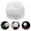 microfoonhoes vachtige popfilter voor condensatormicrofoon wit 10
