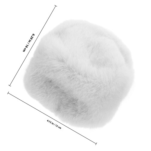 microfoonhoes vachtige popfilter voor condensatormicrofoon wit 1