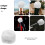 microfoonhoes vachtige popfilter voor condensatormicrofoon wit 8