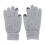 paar gestrickte wollhandschuhe für touchscreen geräte grau 4