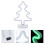 1 -form licht, led-dekolicht innendekor 9