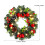weihnachtskranz mit licht für eingangstür und wanddekoration, set 2