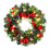 weihnachtskranz mit licht für eingangstür und wanddekoration, set 9