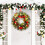 weihnachtskranz mit licht für eingangstür und wanddekoration, set 5
