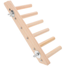 Wandmontierte Katzentreppe Holz Katze Kletterrahmen Beige